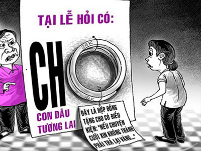 Đòi "con dâu hụt" trả vàng cưới