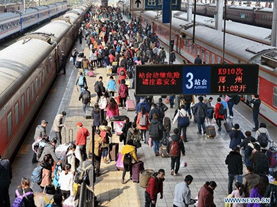 Hàng trăm triệu người Trung Quốc đồng loạt rời quê