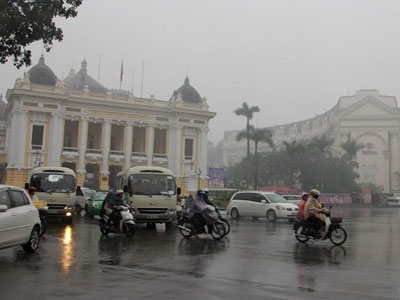 Bắc Bộ có sương mù, Nam Bộ không mưa