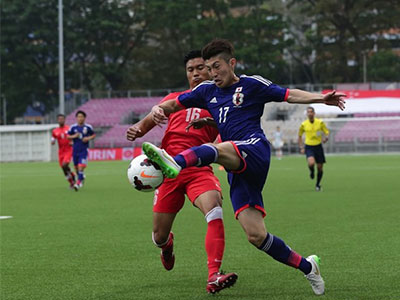 Olympic Nhật Bản hủy diệt Olympic Myanmar bằng tỷ số 9-0