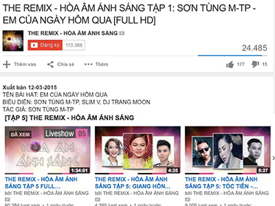 The Remix xoá clip, đổi nhà tài trợ sau nghi án lộ kết quả?