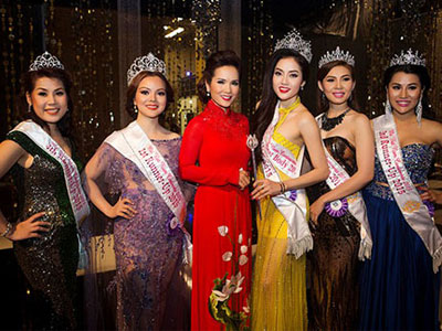 Hoa hậu Phụ nữ người Việt thế giới tỏa sáng đêm chung kết