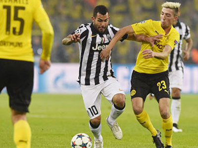 Dortmund 0-3 Juventus: Tevez một tay nhấn chìm hy vọng vào tứ kết của Dortmund