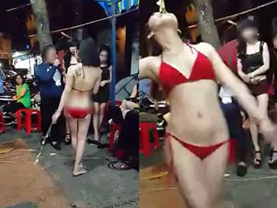Mặc bikini khoe vùng kín trong đám tang ở miền Nam