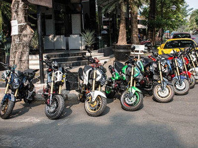 Dàn Honda MSX độ nhiều màu sắc hội tụ tại Sài Gòn