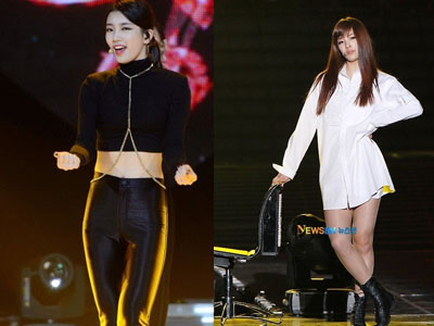 Suzy (Miss A) bẽ bàng vì bị tung loạt ảnh chế nhạo dáng vóc