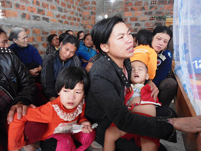 Quê nghèo miền Trung trong ngày đại tang