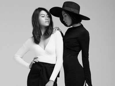 Quỳnh Châu và Huỳnh Nu đầy cá tính với loạt ảnh đen trắng