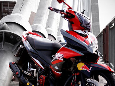 Exciter 135 độ phong cách KTM tại Sài Gòn