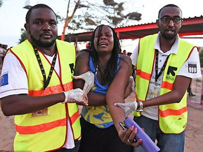 Hiện trường xả súng đẫm máu khiến 147 người chết ở Kenya