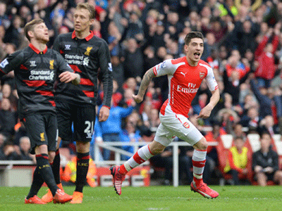 Arsenal đè bẹp Liverpool 4-1