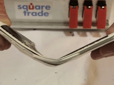 Galaxy S6 Edge dễ cong chẳng khác gì iPhone 6 Plus