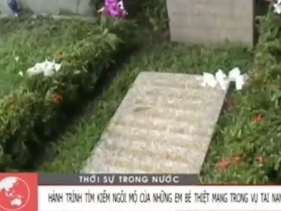 Clip: Ngôi mộ những em bé thiệt mạng trong tai nạn máy bay 4/4/1975