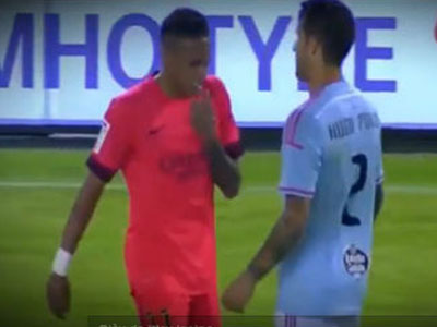 Xì mũi vào mặt đối phương, Neymar có thể bị phạt nặng