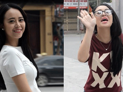 Clip sự khác biệt giữa gái xinh và gái xấu khiến dân mạng thích thú