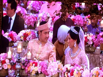 Đám cưới con gái Thủ tướng Malaysia tốn 30 triệu bông hoa