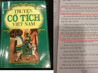 Cổ tích "Thỏ trắng và Hổ xám" dùng ngôn ngữ dung tục