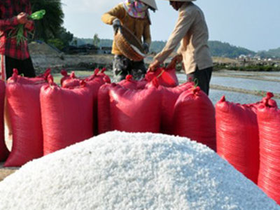 Giá muối xuống dưới 1.000 đồng một kg vẫn ế