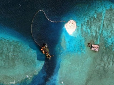 Philippines kêu gọi quốc tế ngăn Trung Quốc xây đảo nhân tạo