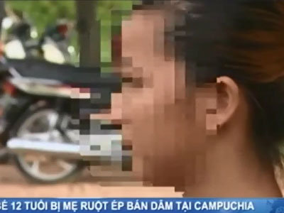 Chấn động: Em bé mới 12 tuổi bị chính mẹ ruột ép bán dâm