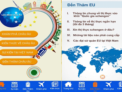 Liên minh châu Âu ra mắt ứng dụng "EU của tôi" tại Việt Nam
