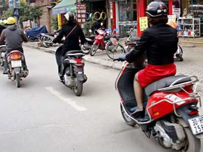Đi xe máy hơn 50 km/ngày làm giảm tuổi thọ
