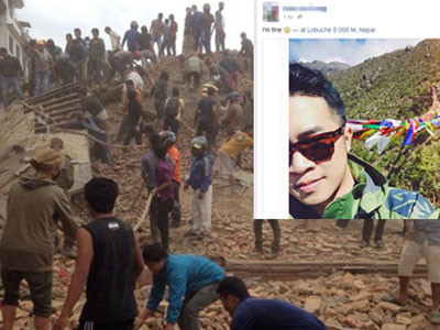 Nhiều khách du lịch Việt Nam trong tâm chấn động đất ở Nepal đã ổn định