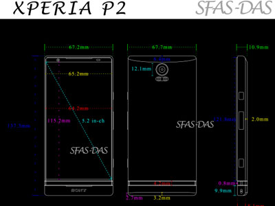 Lộ diện Xperia P2 pin hơn 4.000 mAh từ Sony