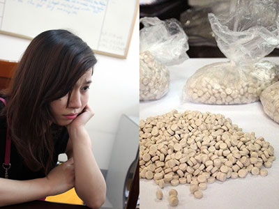 Kiều nữ 22 tuổi bị bắt cùng đường dây 4.000 viên thuốc lắc