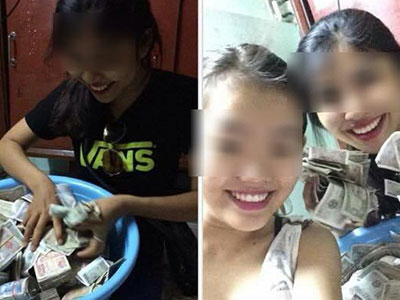 Nữ sinh mượn bạn 4,2 triệu, trả nợ bằng bịch tiền lẻ bị "ném đá"