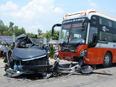 Xe khách gây ra tai nạn ở Đà Nẵng chạy 85km/ giờ