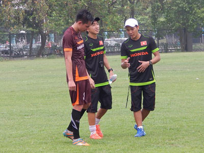 Thành Lương, Văn Quyết chưa thể tập luyện