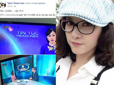 MC Thanh Vân công khai văng tục lỗi sai sót của VTV
