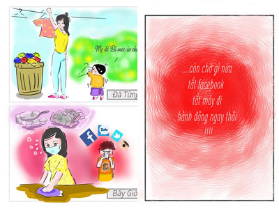 Những câu hỏi về Mẹ khiến ai cũng day dứt trong bộ tranh "Đã từng - Hiện tại"