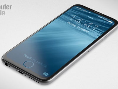 Ý tưởng iPhone 7 với nút home chìm, màn hình rộng