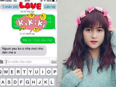 Hot teen Việt đồng loạt chia sẻ tin nhắn "Con yêu mẹ"