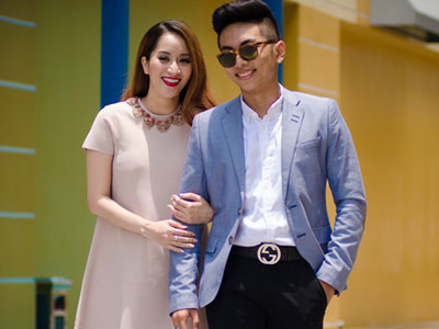 Khánh Thi tay trong tay Phan Hiển