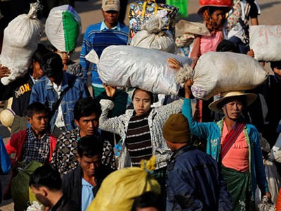 Đạn pháo Myanmar lạc vào Trung Quốc, bốn người bị thương
