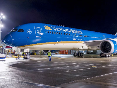 Việt Nam sắp nhận máy bay Boeing 787 đầu tiên