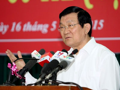 Chủ tịch nước Trương Tấn Sang: Cán bộ “đất và đôla" là có thật