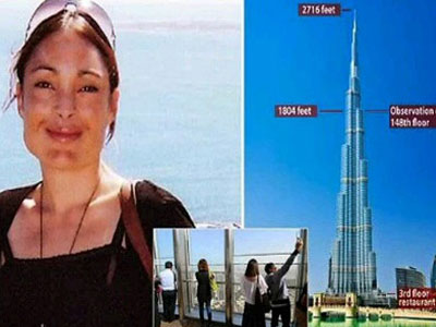 Thất tình, người phụ nữ nhảy từ tòa nhà cao nhất thế giới ở Dubai tự tử