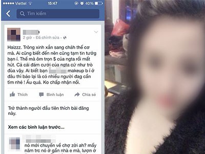 Hot girl 9x Hà Nội bị tố lừa đảo nhiều người với số tiền lên tới trăm triệu