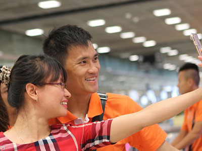 Tuyển Việt Nam đặt chân đến Thái Lan