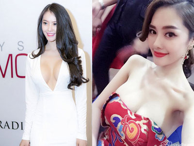 Linh Chi đánh bại Thủy Top, Elly Trần trong cuộc đua ngực "khủng"?
