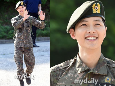 Song Joong Ki chính thức xuất ngũ