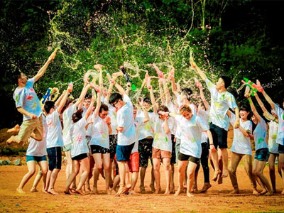Ảnh kỷ yếu "Xua tan nóng bức ngày hè" của teen Sơn La
