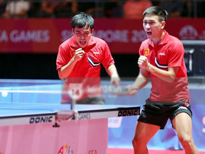 Cặp Tuấn Quỳnh - Anh Tú đoạt HCĐ SEA Games 28
