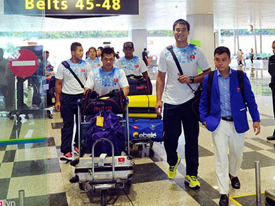 Đoàn Thể thao Việt Nam đổ bộ Singapore, sẵn sàng cho SEA Games 28