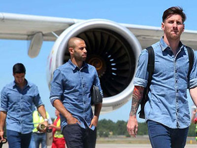 Dàn sao Barcelona và Juventus sành điệu đổ bộ xuống Berlin