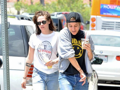 Kristen Stewart diện đồ tomboy xuất hiện cùng "bạn gái tin đồn"
